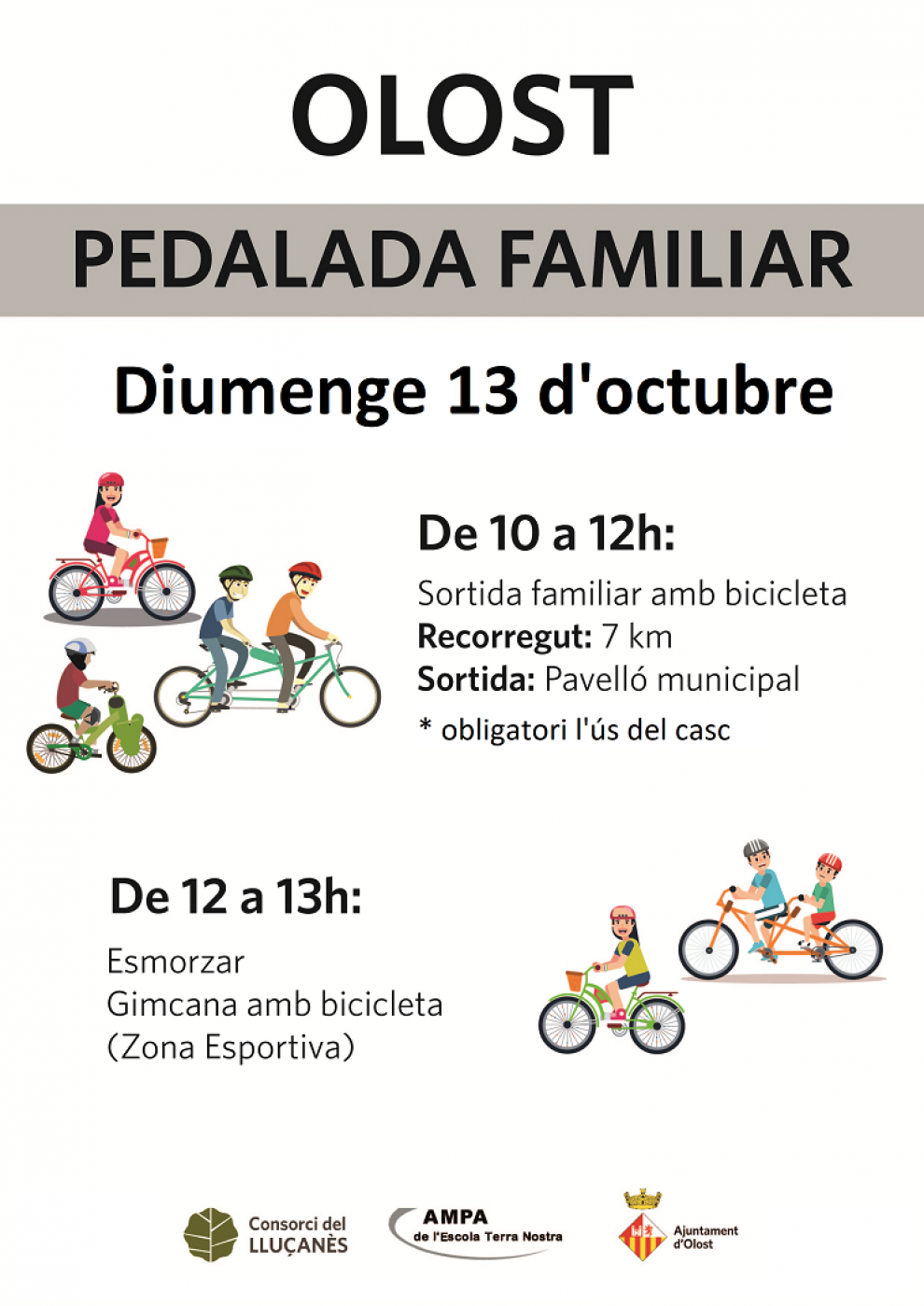 Pedalada familiar d'Olost